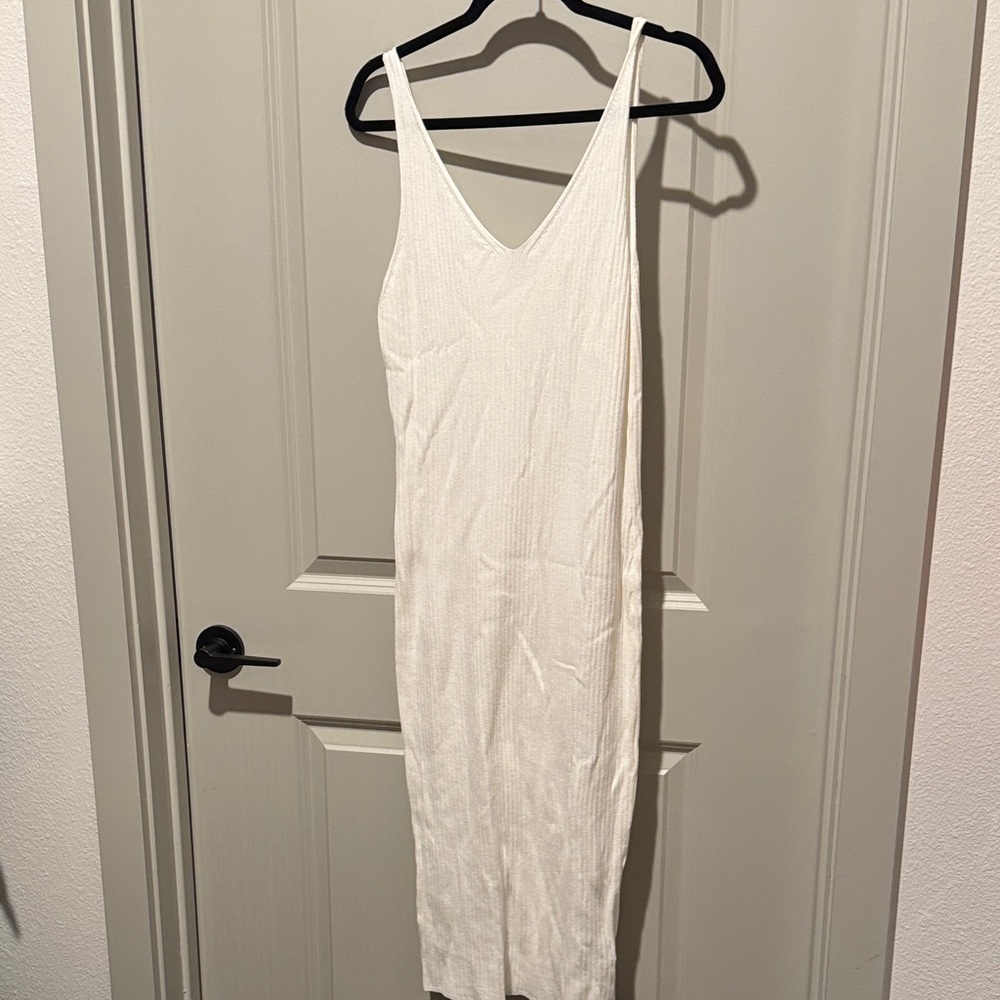 H&M Basic Cream Knit Dress